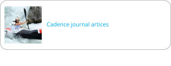 Cadence journal artices